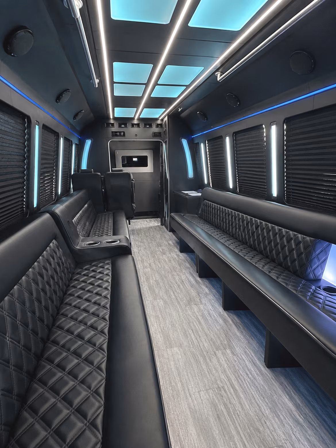 20 Passenger Party Bus Interior