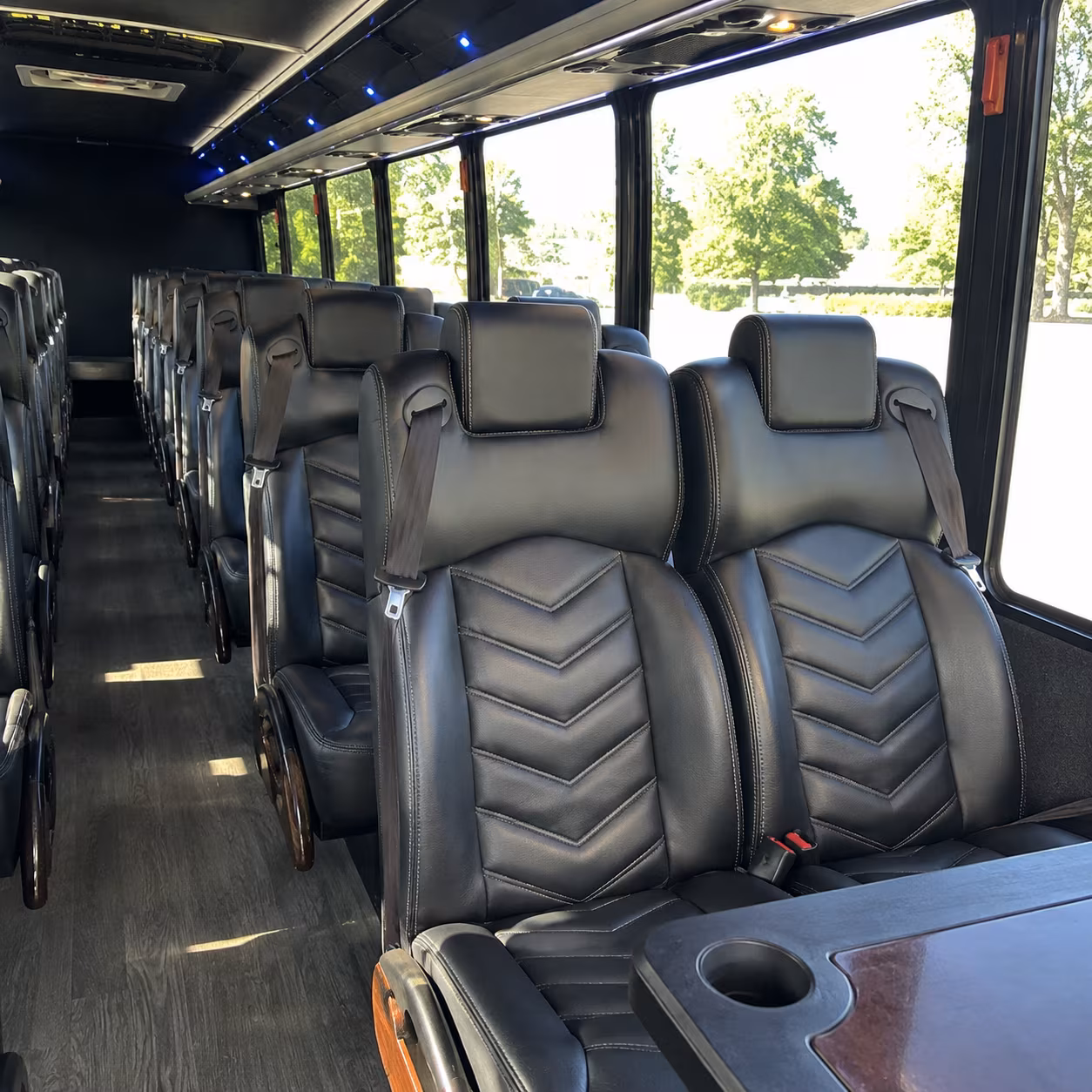 15-35 Passenger Minibus Interior