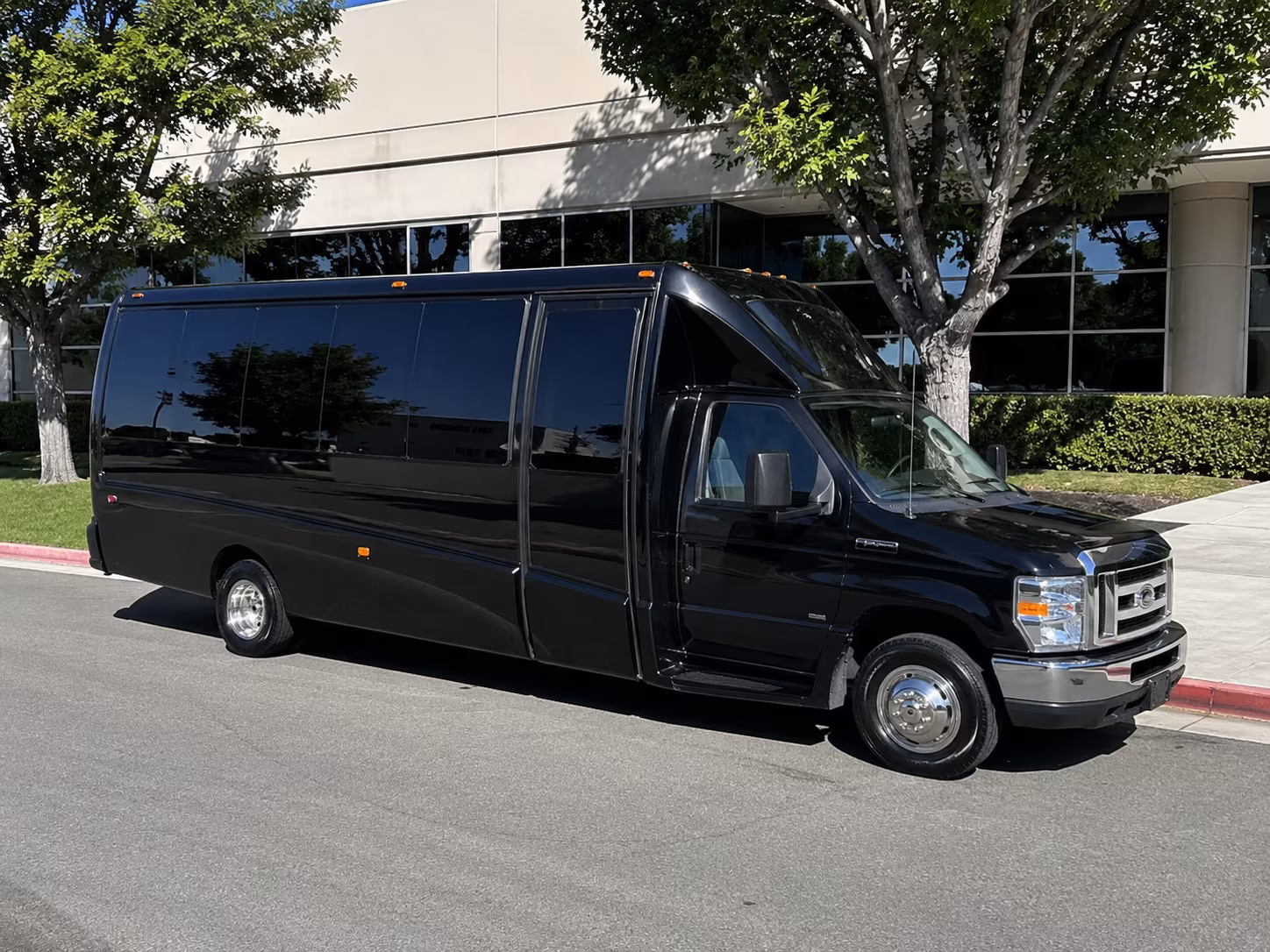 Passenger seating aboard a party bus rental serving Reno