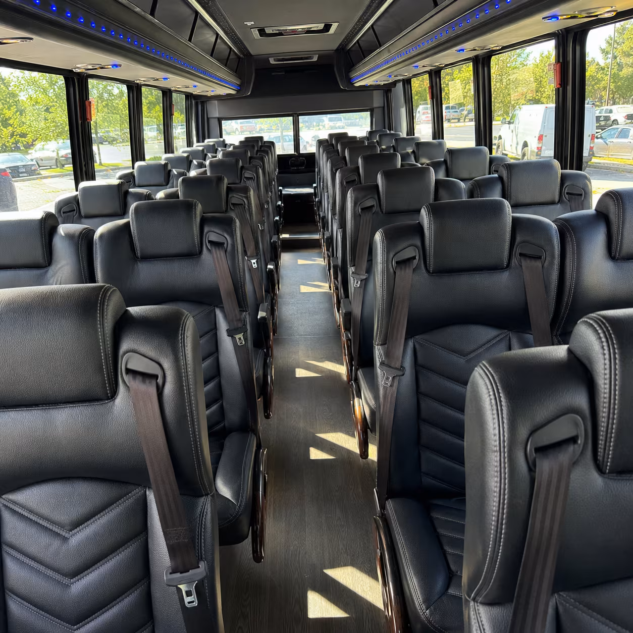 Reno Airport Shuttle & Transportation party bus exterior