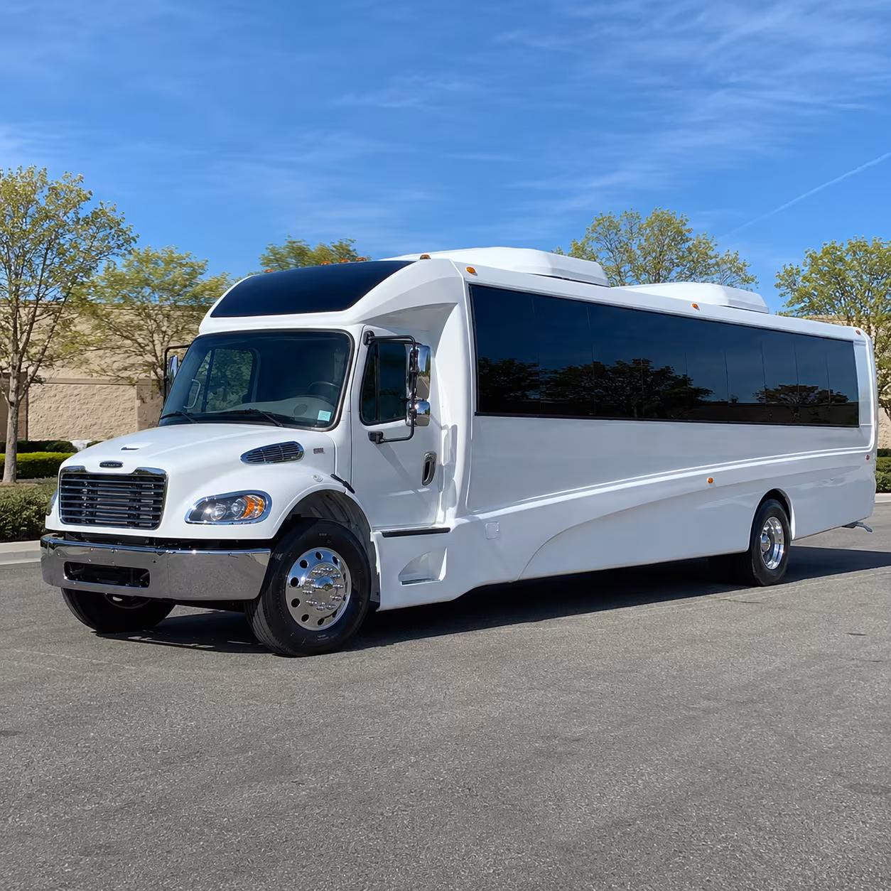 Reno Airport Shuttle & Transportation party bus exterior