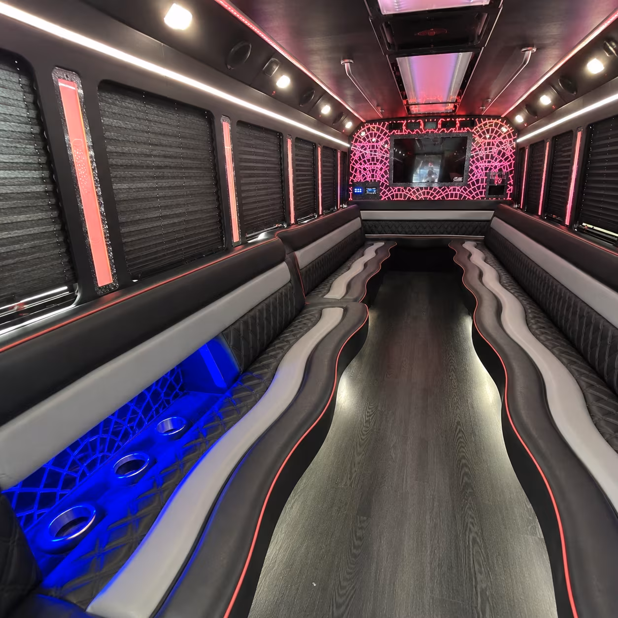 Reno Concert & Music Festival Transportation party bus interior