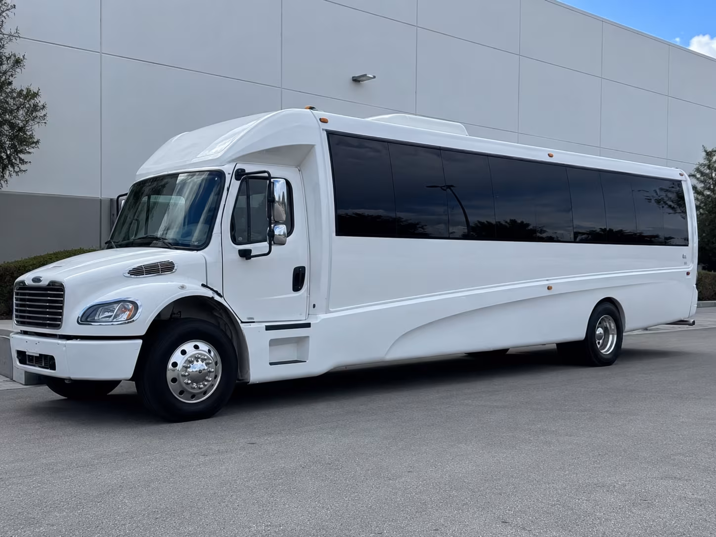 Reno Private Event Transportation party bus exterior