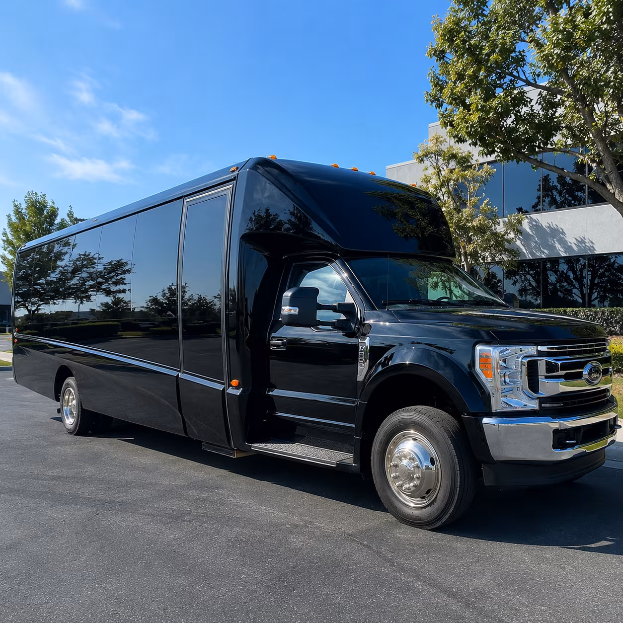 Reno School Event Transportation party bus exterior
