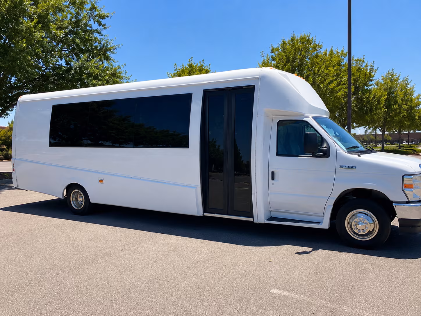 Reno Sporting Event Transportation party bus exterior