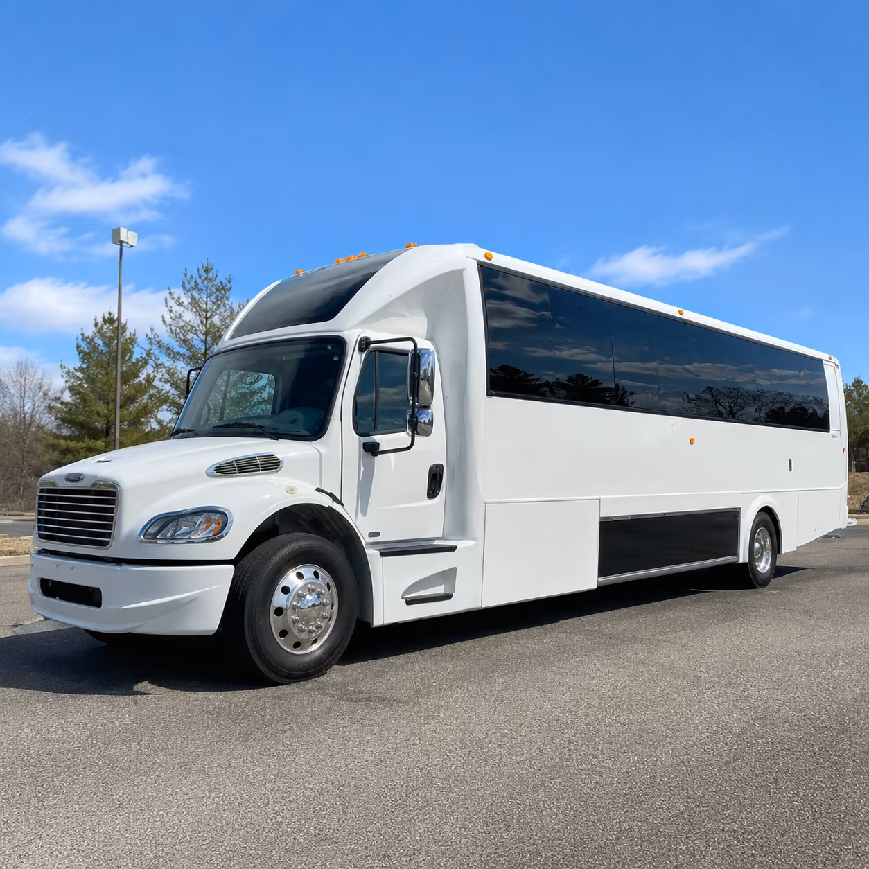 Reno Sporting Event Transportation party bus exterior