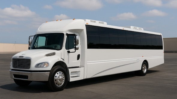 Exterior of Charter Bus Company Sparks's 28 Passenger Party Bus in Sparks