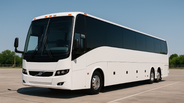 Exterior of Charter Bus Company Davis's 40 Passenger Party Bus in Davis