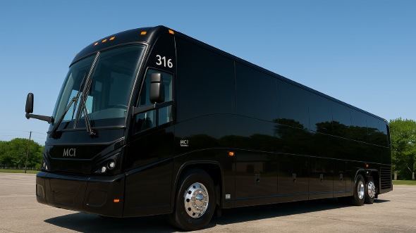 Exterior of Charter Bus Company Reno's 47 Passenger Charter Bus in Reno
