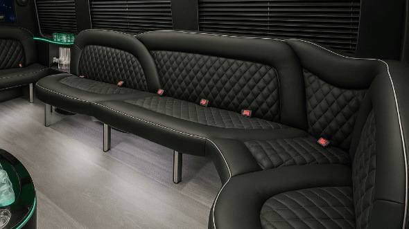 reno 14 passenger sprinter limousine interior